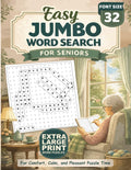 Easy Jumbo Word Search for Seniors: Extra Large Print Word Puzzles for Relaxation, Comfort and Gentle Mental Stimulation (Thinking Tiger Books for Seniors) by Joanne McGonagle