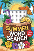 Summer Word Search 1200+ Words: Relaxing Word Find Puzzles for Adults and Seniors, Large Print Activity Book with Solutions by SummerPuzzle Press