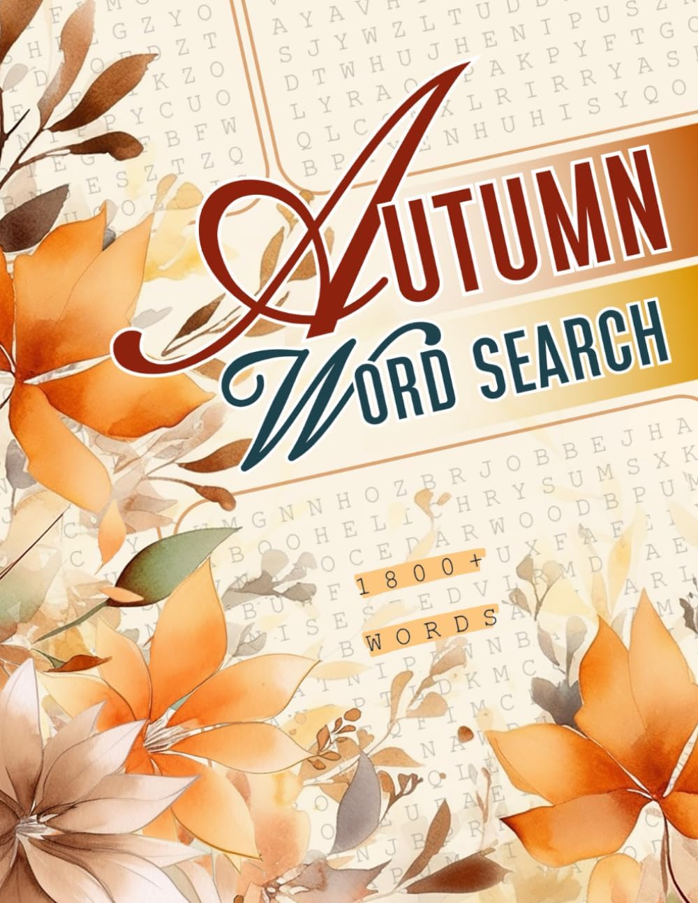 Autumn Large Print Word Search For Adults & Seniors: Big Word Find Puzzle Book With 1800+ Fall Themed Words For Cozy Evenings (Year-Round Word Search Fun) by Baloo Publishing