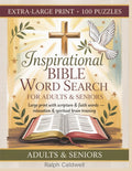 Inspirational Bible Word Search for Adults & Seniors: Large Print Puzzles with Scripture & Faith Words – Relaxation & Spiritual Brain Training by Ralph Caldwell