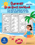 Summer Brain Boost Workbook for Kids: Fun Math & Reading Review for 2nd Grade Going to 3rd: Fun Summer Review for Kids Going into 3rd Grade by Iris Singsuwan