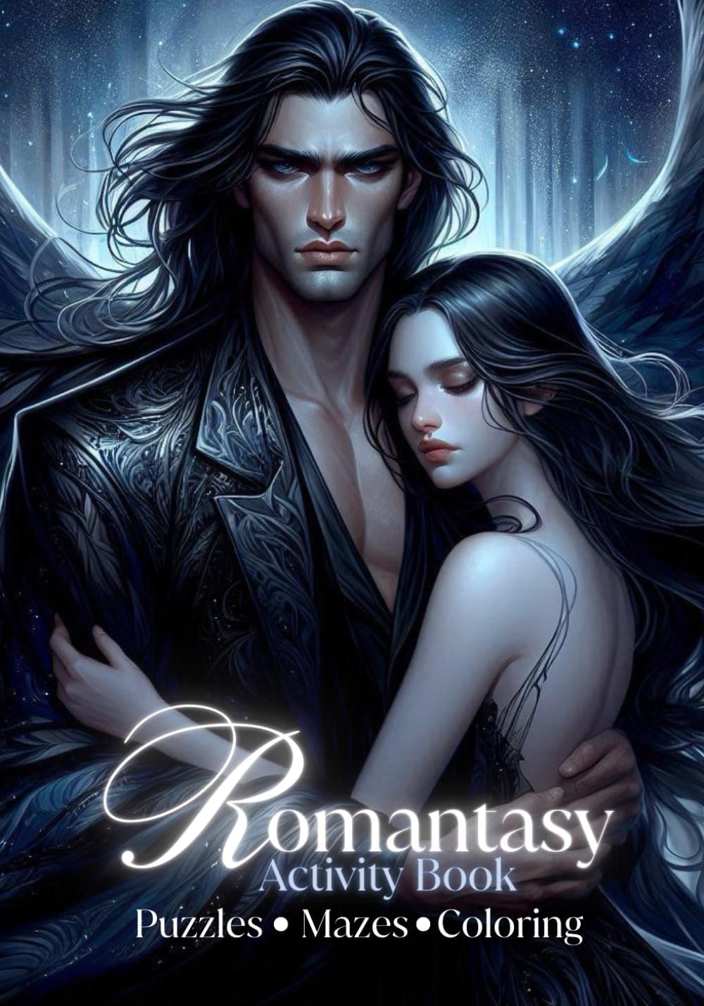 Romantasy Fae Novel Activity Book: Games, Mazes, Puzzles, Word Searches, and Coloring for Fantasy Novel Readers by Lauren Marshall Roby