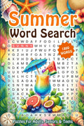 Summer Word Search Puzzles for Adults, Seniors & Teens: 1800+ Words, Relaxing Seasonal-Themed Word Search Puzzles To Keep Your Mind Sharp, Fun Large Print Word Search With Solutions by Fakir F Don