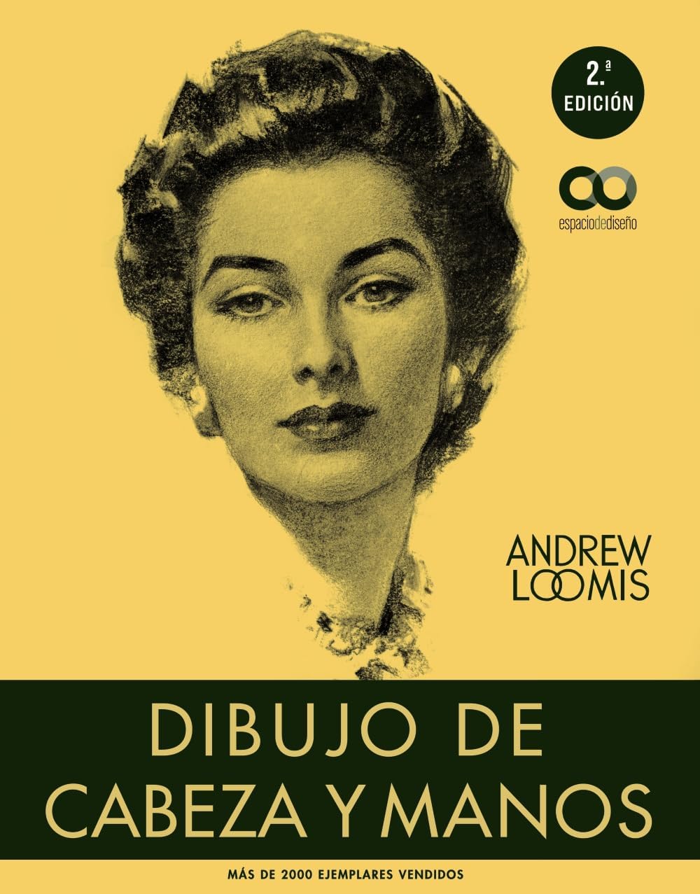Dibujo de cabeza y manos by Andrew Loomis