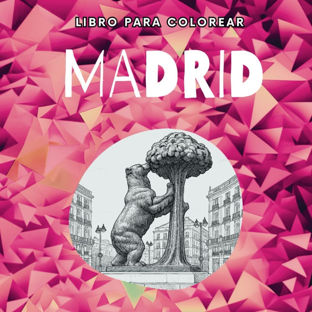 Libro para colorear: "Madrid" (La loba y la luna) (Spanish Edition) by Maria Montero