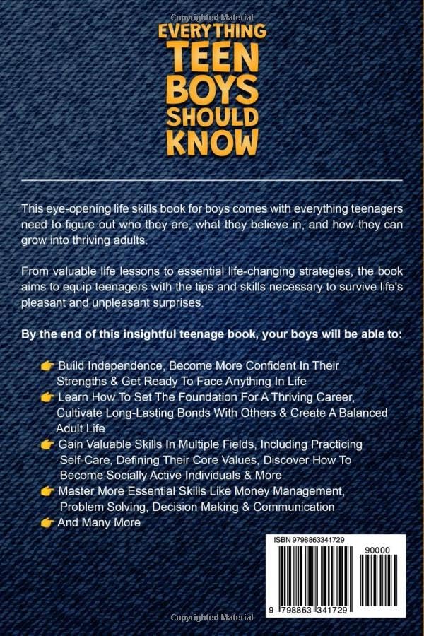 Everything Teen Boys Should Know - 100+ Essential Life Skills, Strategies, and Insider Tips for Thriving in Your Teenage Years by The Mentor Bucket