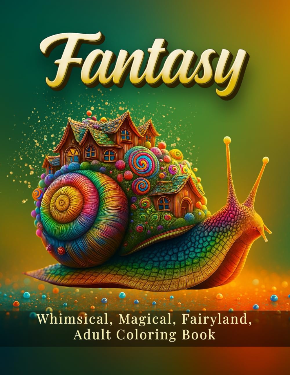Fantasy: A Whimsical, Magical Fairyland of Castles, Cottages, and Enchanted Worlds: Adult Coloring Book for Relaxation and Creativity – Volume 1 (Fantasy Realms Coloring Series) by Flory Ana