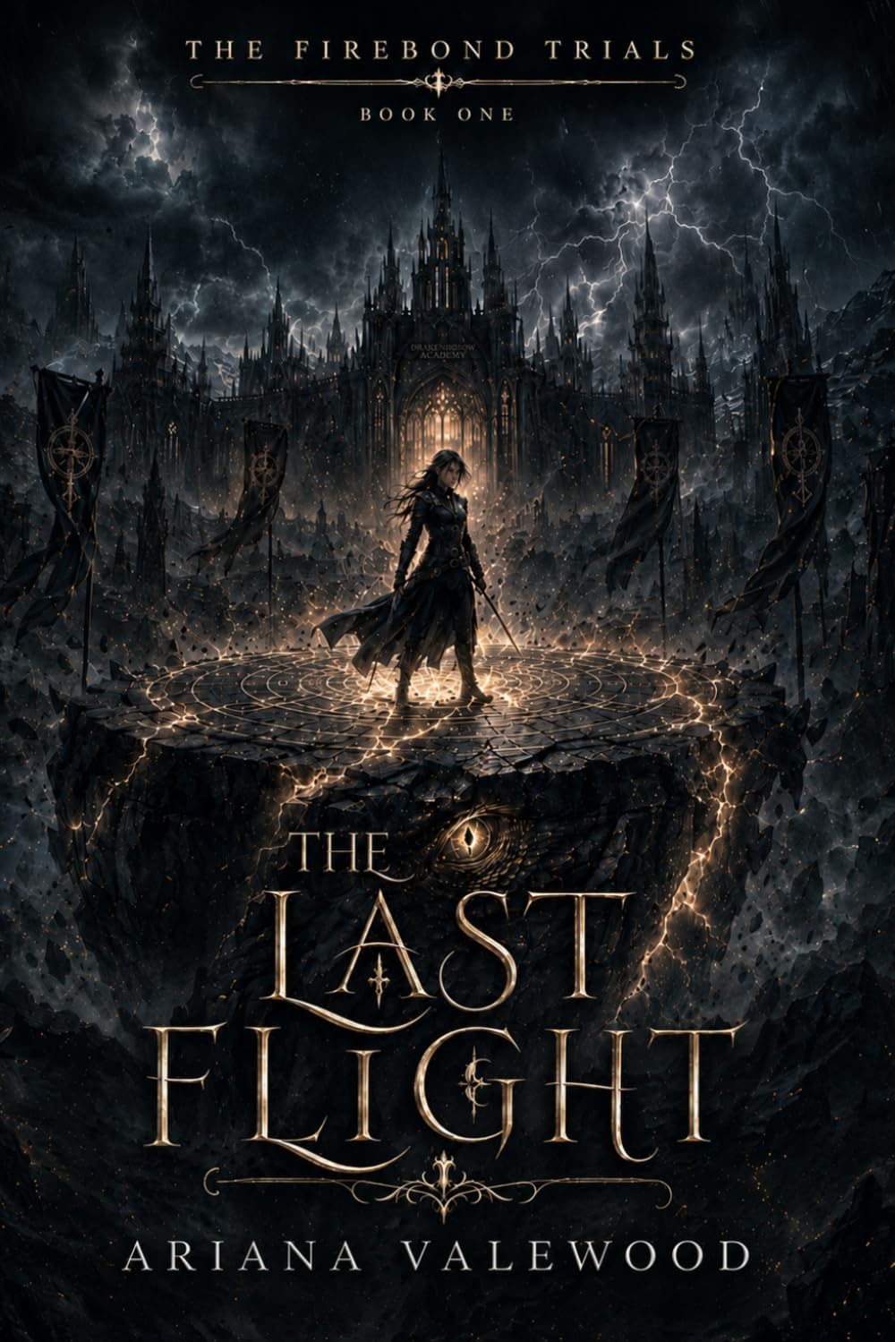 The Last Flight: A Dark Dragon Romantasy of Forbidden Bonds, Academy Trials, Ancient Magic, and a Morally Grey Enemy Rider (The Firebond Trials) by Ariana Valewood