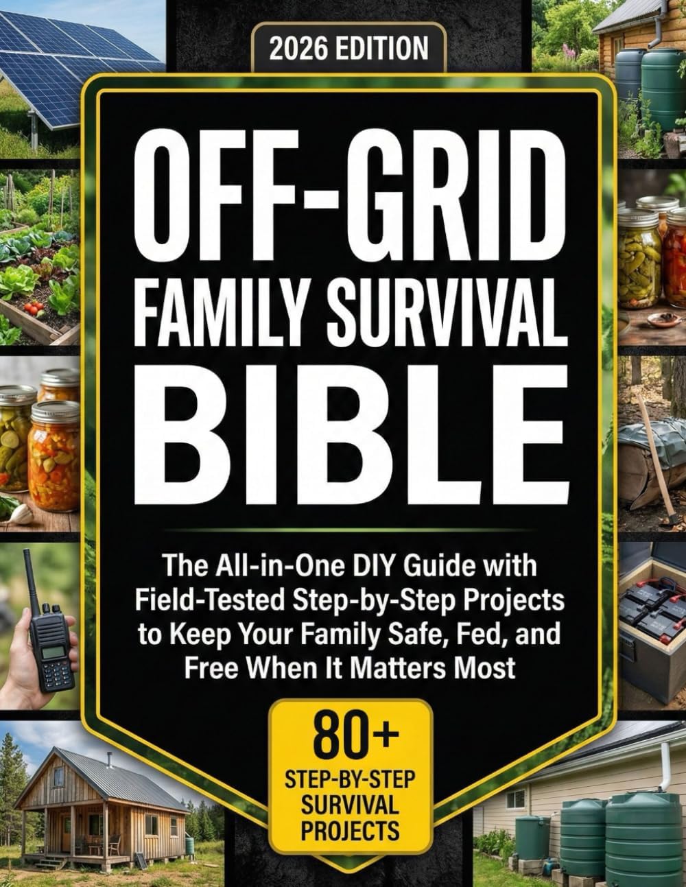 The Off-Grid Family Survival Bible: The All-in-One DIY Guide with Field-Tested, Step-by-Step Projects to Keep Your Family Safe, Fed, and Free When It Matters Most by Lucas T. Fremont