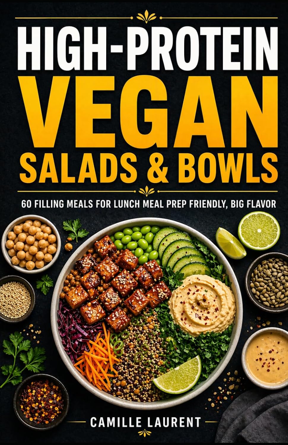 High-Protein Vegan Salads & Bowls 60 Filling Meals for Lunch, Meal Prep, and Big Plant-Based Flavor: Easy protein-packed vegan recipes with bowls, ... prep ideas for satisfying everyday lunches by camille laurent
