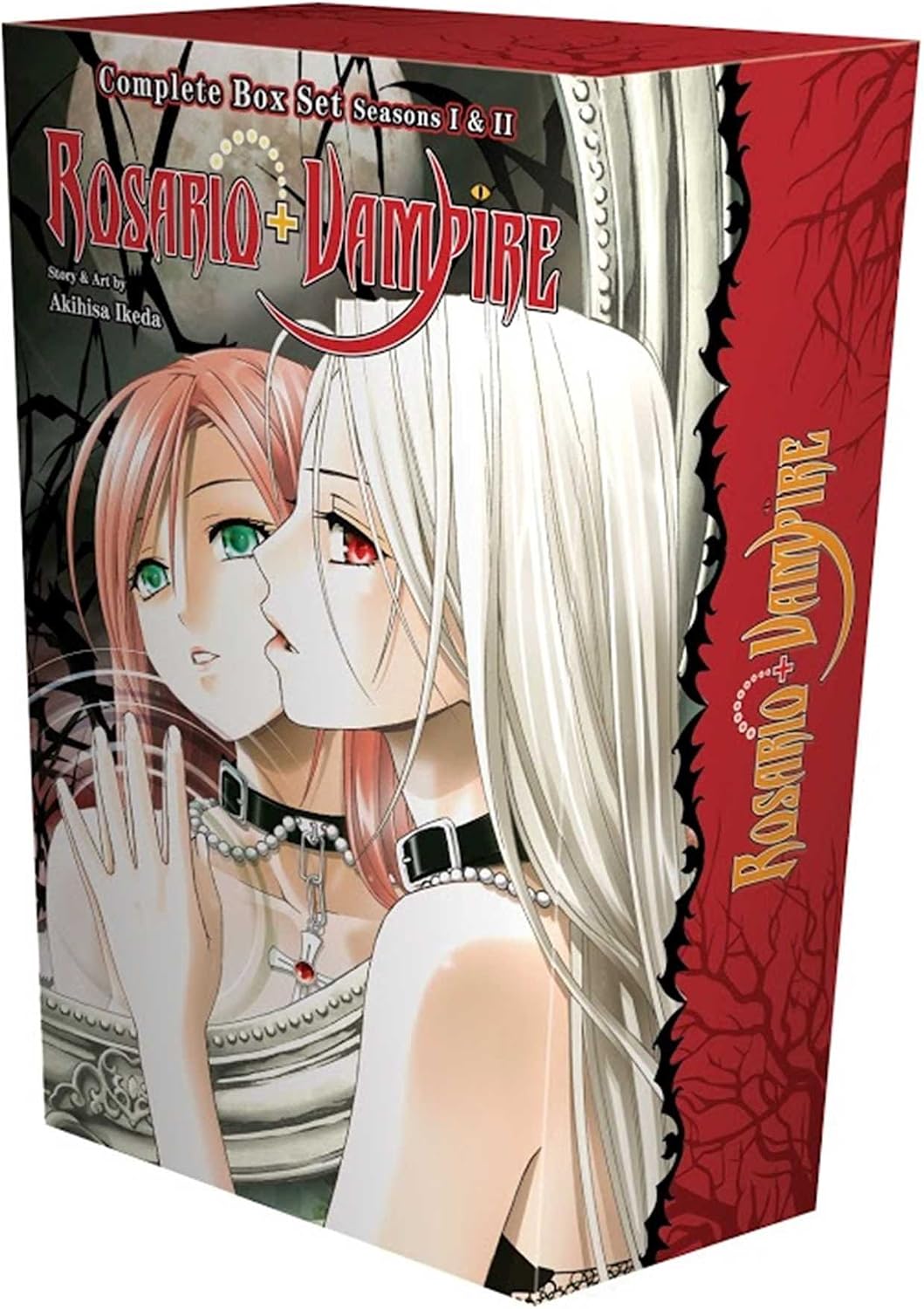 Rosario+Vampire Complete Box Set: Volumes 1-10 and Season II Volumes 1-14 with Premium by Akihisa Ikeda