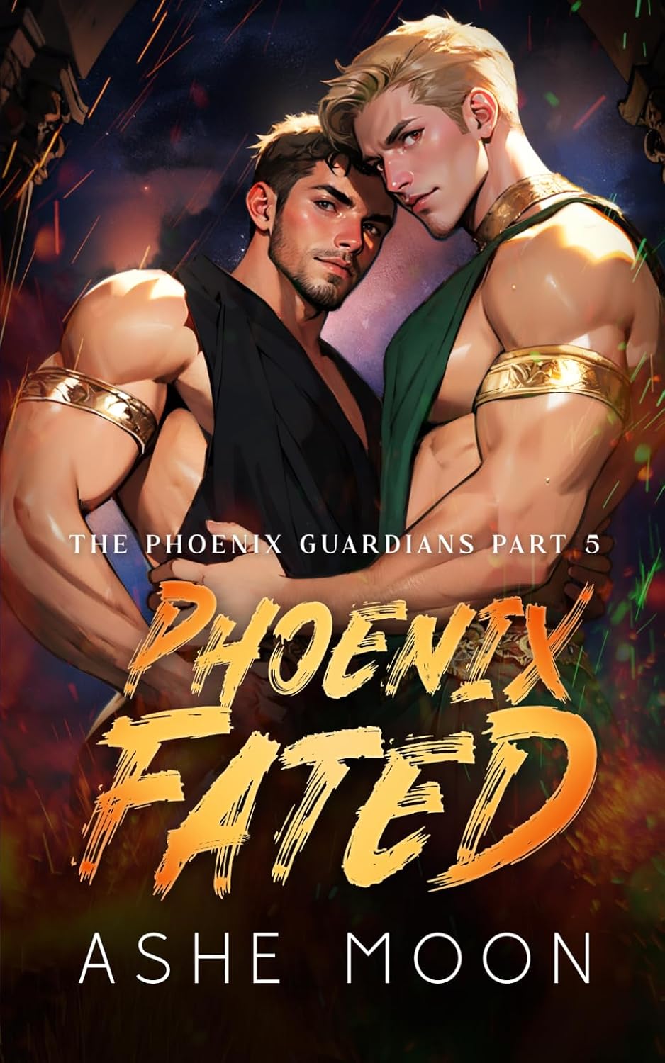Phoenix Fated: An MM Mpreg Isekai Romantasy Adventure (The Phoenix Guardians) by Ashe Moon