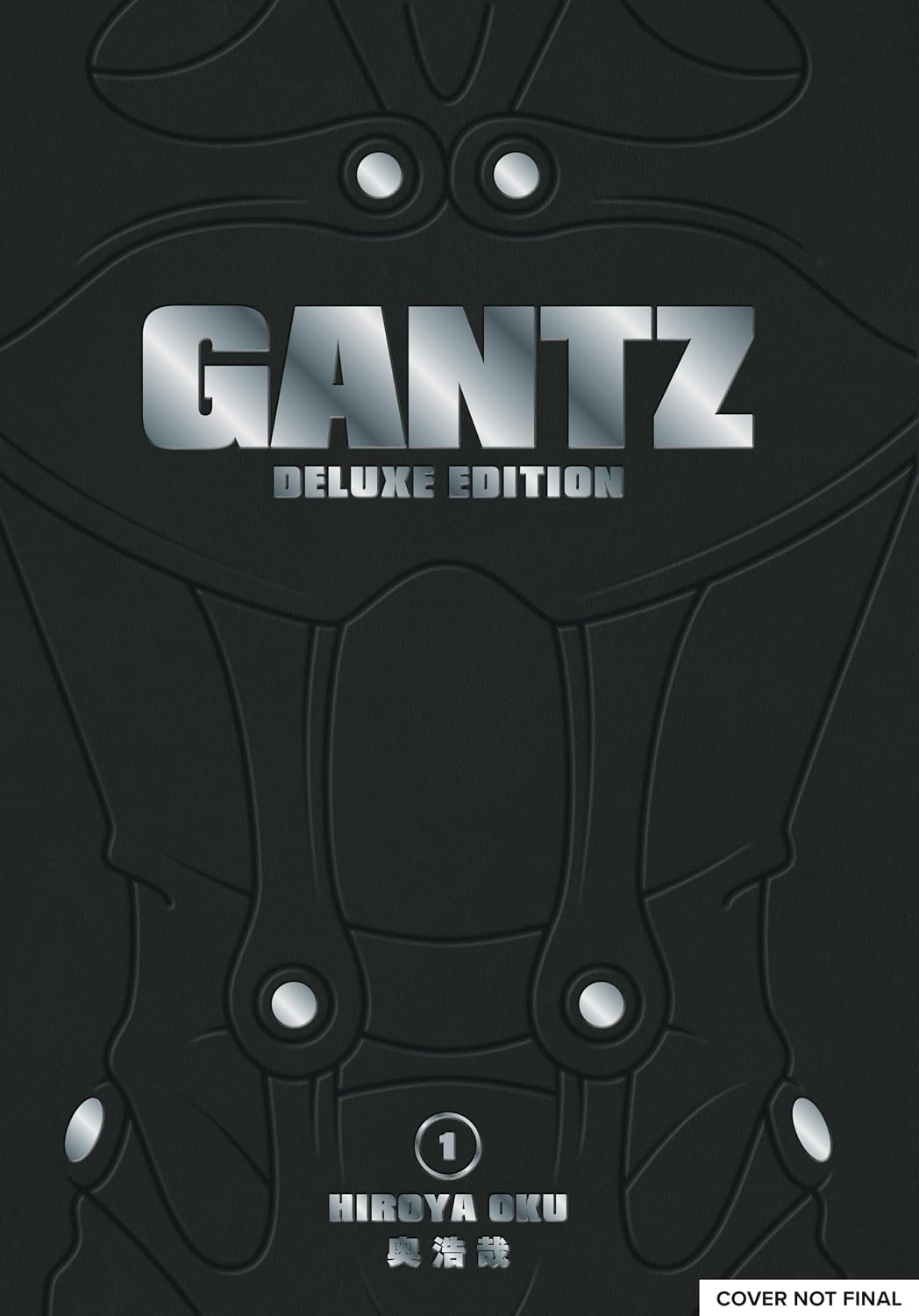 Gantz Deluxe Edition Volume 1 by Hiroya Oku