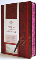 Biblia de Apuntes RVR 1960 Tapa dura, Vino tinto (Edición cantos pintados) / Spanish Journalling Bible RVR 1960 Hardcover Burgundy (Spanish Edition) by Reina Valera Revisada 1960