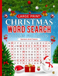 Christmas Word Search Puzzles For Adults, Seniors and Teens: Large Print, Relax, and Engage Your Mind and Experience Stress Relief by Move My Brain