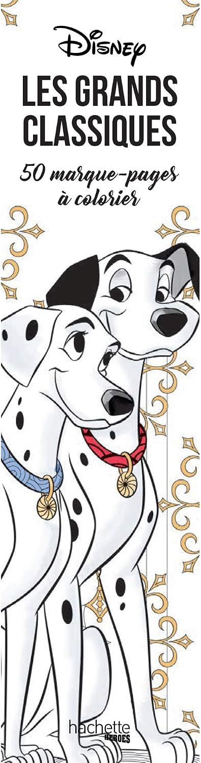 Marque-pages Disney Grands classiques: 50 marque-pages à colorier by Jean-Luc Guérin