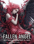 Fallen Angel: Dark Fantasy Colouring Books for Adults - 50 Illustrations of Dark Goddess by Burton Frederick