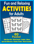 Fun and Relaxing Activities for Adults: Puzzles for People with Dementia [Large-Print] (Easy Activities) by Mighty Oak Books