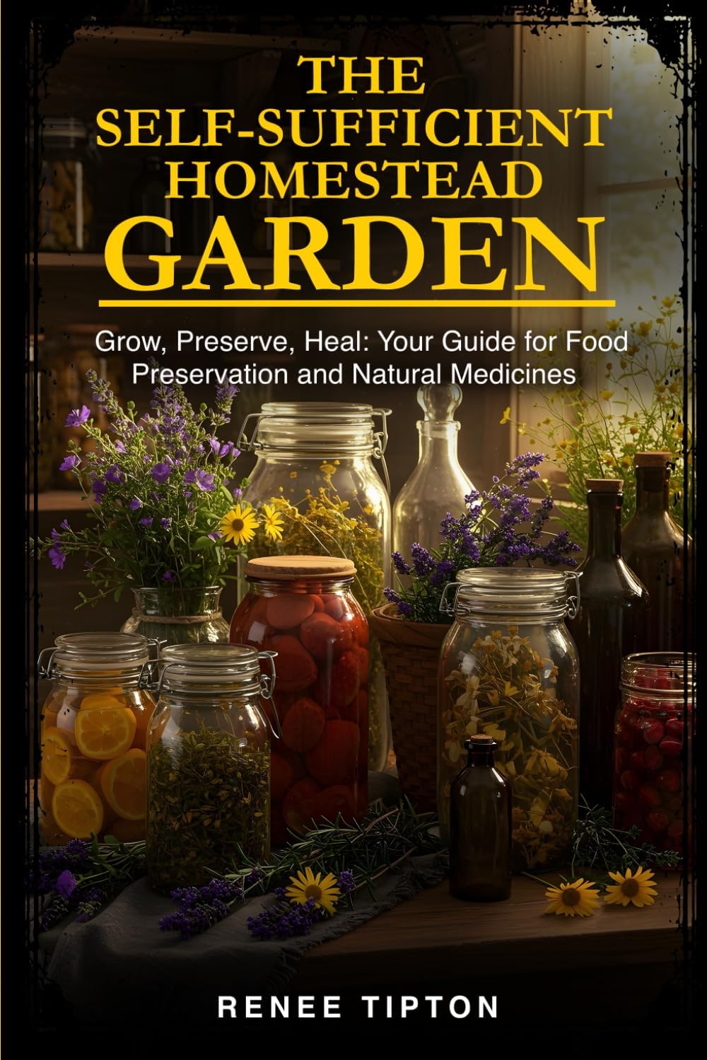 The Self-Sufficient Homestead Garden: Grow, Preserve, Heal: Your Guide for Food Preservation and Natural Medicines by Renee Tipton