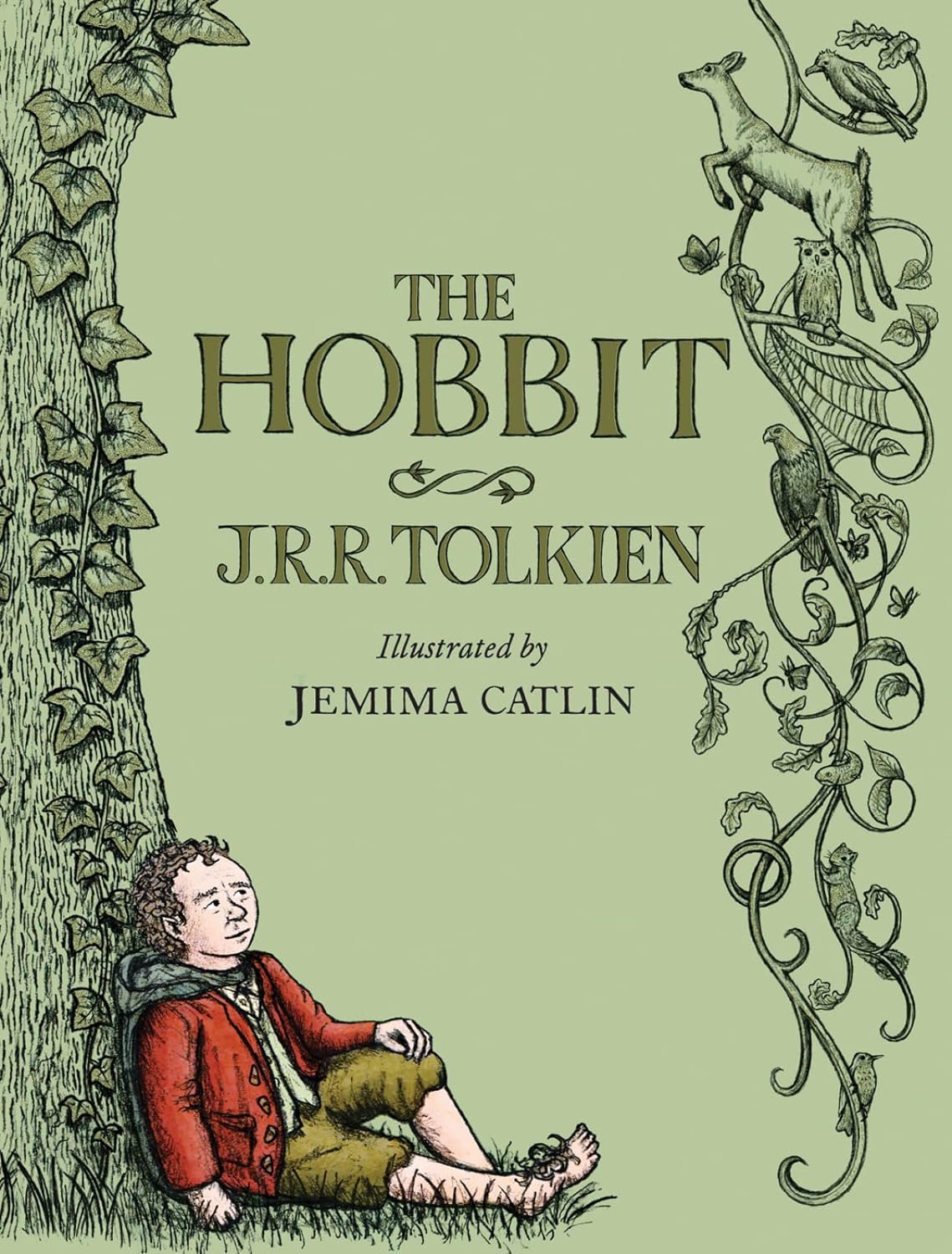The Hobbit: Illustrated Edition: An Illustrated Edition of Tolkien's Classic Epic Fantasy Adventure by J.R.R. Tolkien