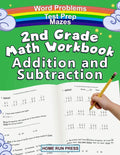 2nd Grade Math Workbook Addition and Subtraction: Second Grade Workbook, Timed Tests, Ages 4 to 8 years by LLC Home Run Press