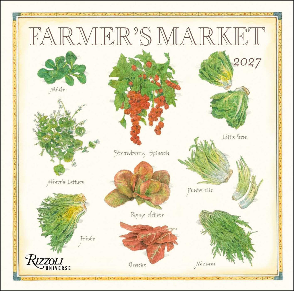 Farmer's Market 2027 Wall Calendar by John Burgoyne