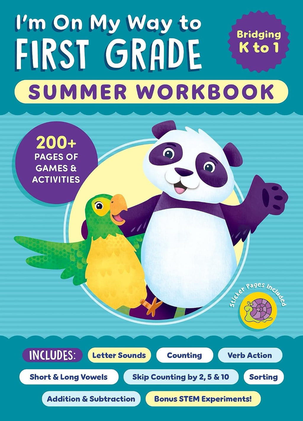 I'm On My Way to First Grade Summer Workbook: 200+ Pages of Games & Activities (I'm On My Way Summer Workbooks) by Callisto Publishing