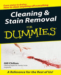 Cleaning and Stain Removal for Dummies by Gill Chilton