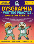 Dysgraphia Writing Practice Workbook for Kids Ages 8-10: Daily Writing Toolkit for Handwriting, Phonics & Spelling | Fun Homeschool, Classroom, ... for Dyslexia, Dysgraphia & Dyscalculia) by Polymath Panda