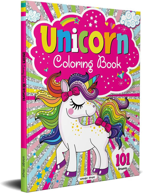 101 Unicorn Colouring Book: Fun Activity Colouring Book For Children by Wonder House Books