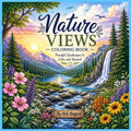 Nature Views Coloring Book: Peaceful Landscapes to Color and Unwind by Hali Haggard