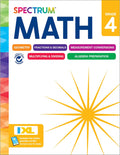 Spectrum 4th Grade Math Workbooks, Mathematics Activity Book for Kids Ages 9-10, Geometry, Fractions, Decimals, Algebra Prep, Multiplication, Division, and More, Classroom and Homeschool Curriculum by Spectrum