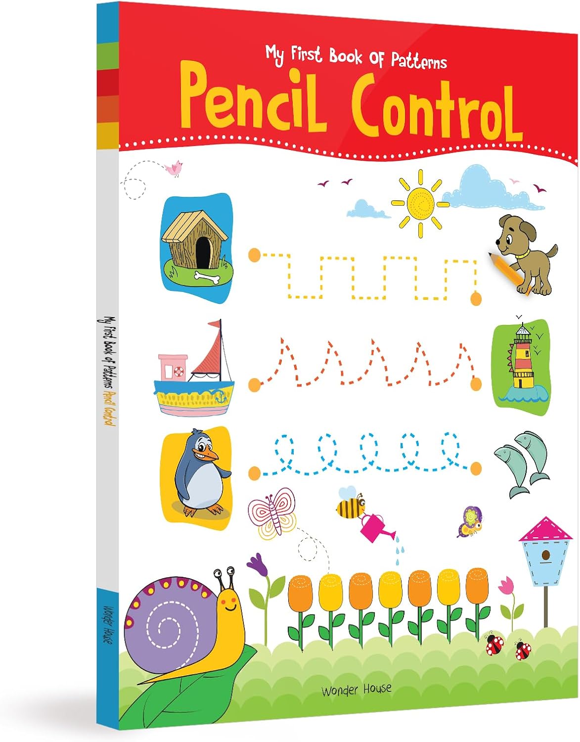 My First Book of Patterns Pencil Control: Patterns Practice book for kids (Pattern Writing) by Wonder House Books