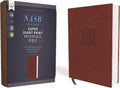 NASB, Super Giant Print Reference Bible (Font Size: 16.5-point), Leathersoft, Brown, Red Letter, 1995 Text, Comfort Print by Zondervan