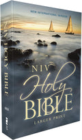 NIV, Holy Bible, Larger Print, Economy Edition, Paperback, Blue, Comfort Print by Zondervan