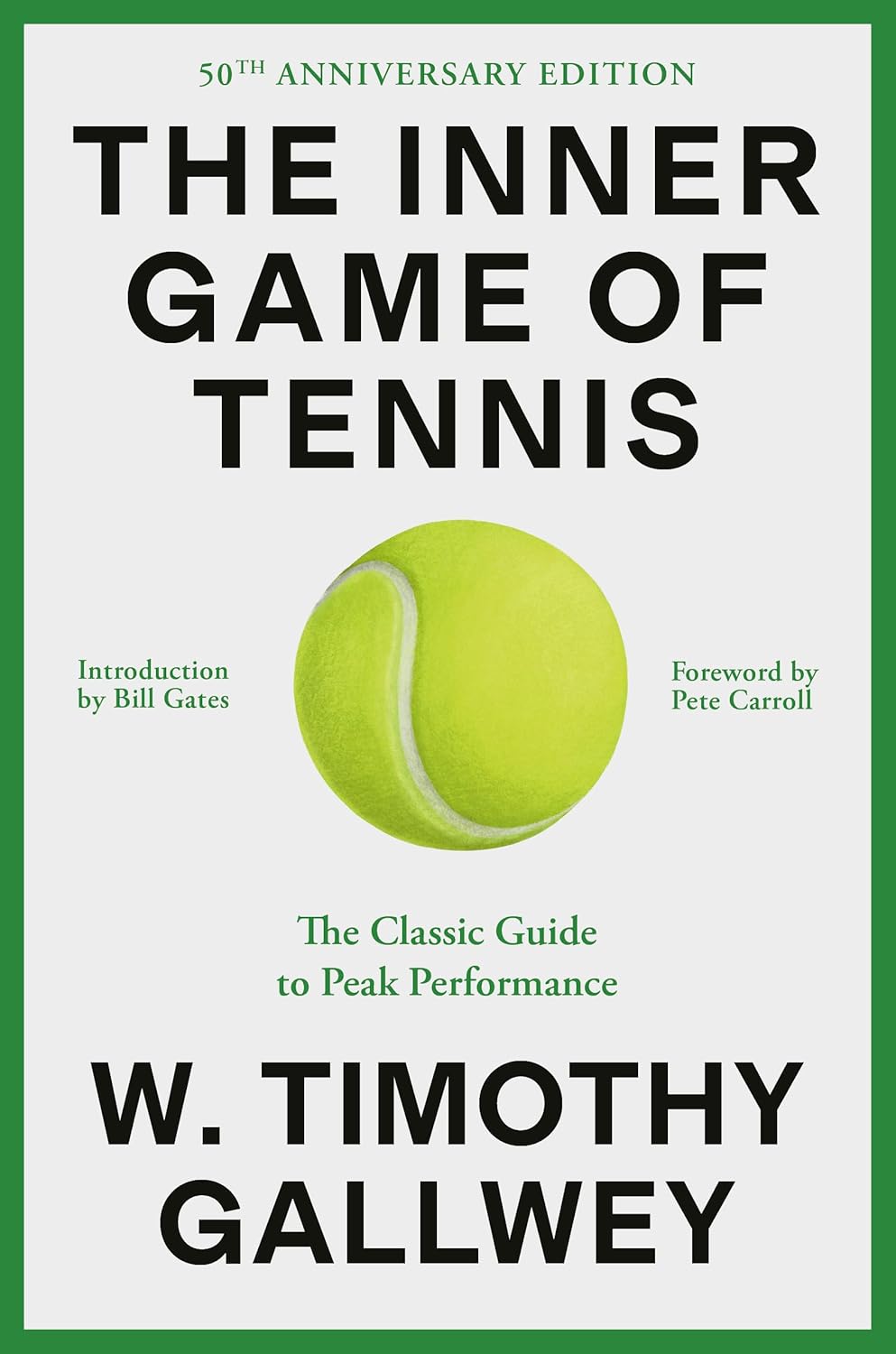 The Inner Game of Tennis: The Classic Guide to the Mental Side of Peak Performance by W. Timothy Gallwey
