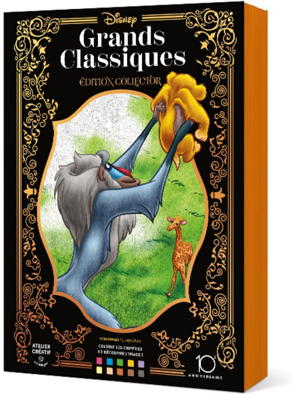 Coloriages mystères Disney - Grands classiques Tome 1 - Collector 10 ans: Colorie les chiffres et découvre l'image by Jérémy Mariez