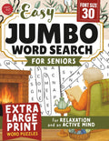 Easy Jumbo Word Search for Seniors: Extra Large Print Word Puzzles for Relaxation and an Active Mind (Word Find Books For Adults) by TG Edition