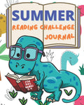Summer Reading Challenge Journal for Kids Grades 1-4: Summer Learning Workbook to Help Prevent Summer Slide and Encourage Summer Reading for Grade 1, ... Readers and Writers Dinosaur reading by Creative Heart Press