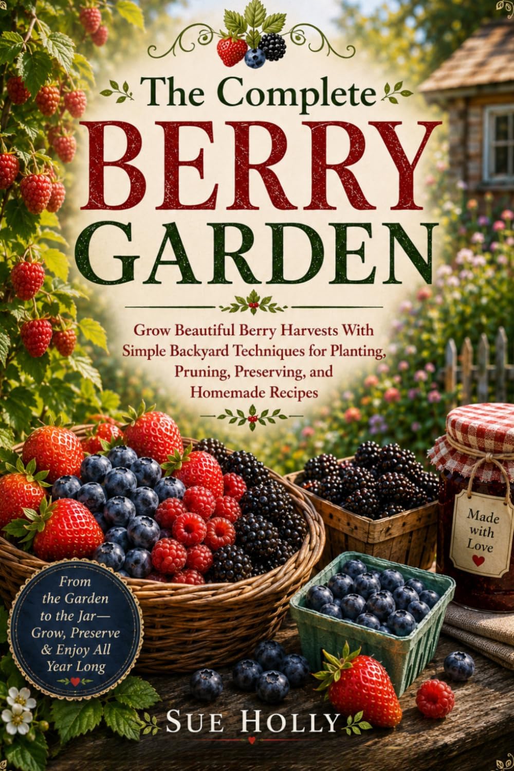 The Complete Berry Garden: Grow Strawberries, Blueberries, Raspberries, Blackberries, and More With Simple Harvesting, Preserving, and Backyard Gardening Techniques by Sue Holly