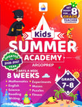 Kids Summer Academy by ArgoPrep - Grades 7-8: 8 Weeks of Math, Reading, Science, Logic, Fitness and Yoga | Online Access Included | Prevent Summer Learning Loss by Argo Brother