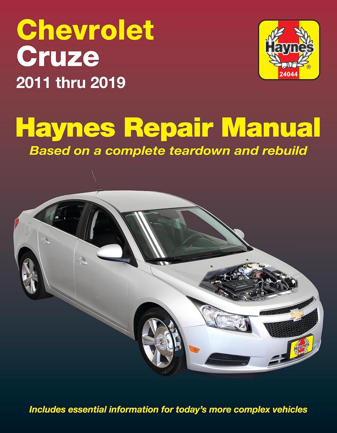 Chevrolet Cruze Haynes Repair Manual 2011 thru 2019 - Based on a Complete Teardown and Rebuild by Editors of Haynes Manuals