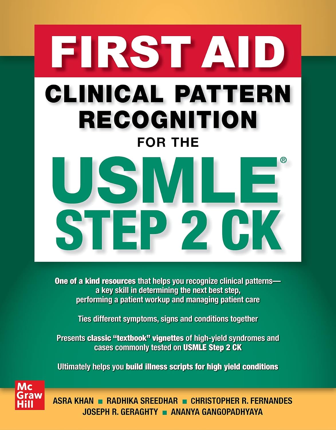 First Aid Clinical Pattern Recognition for the USMLE Step 2 CK by Asra R. Khan