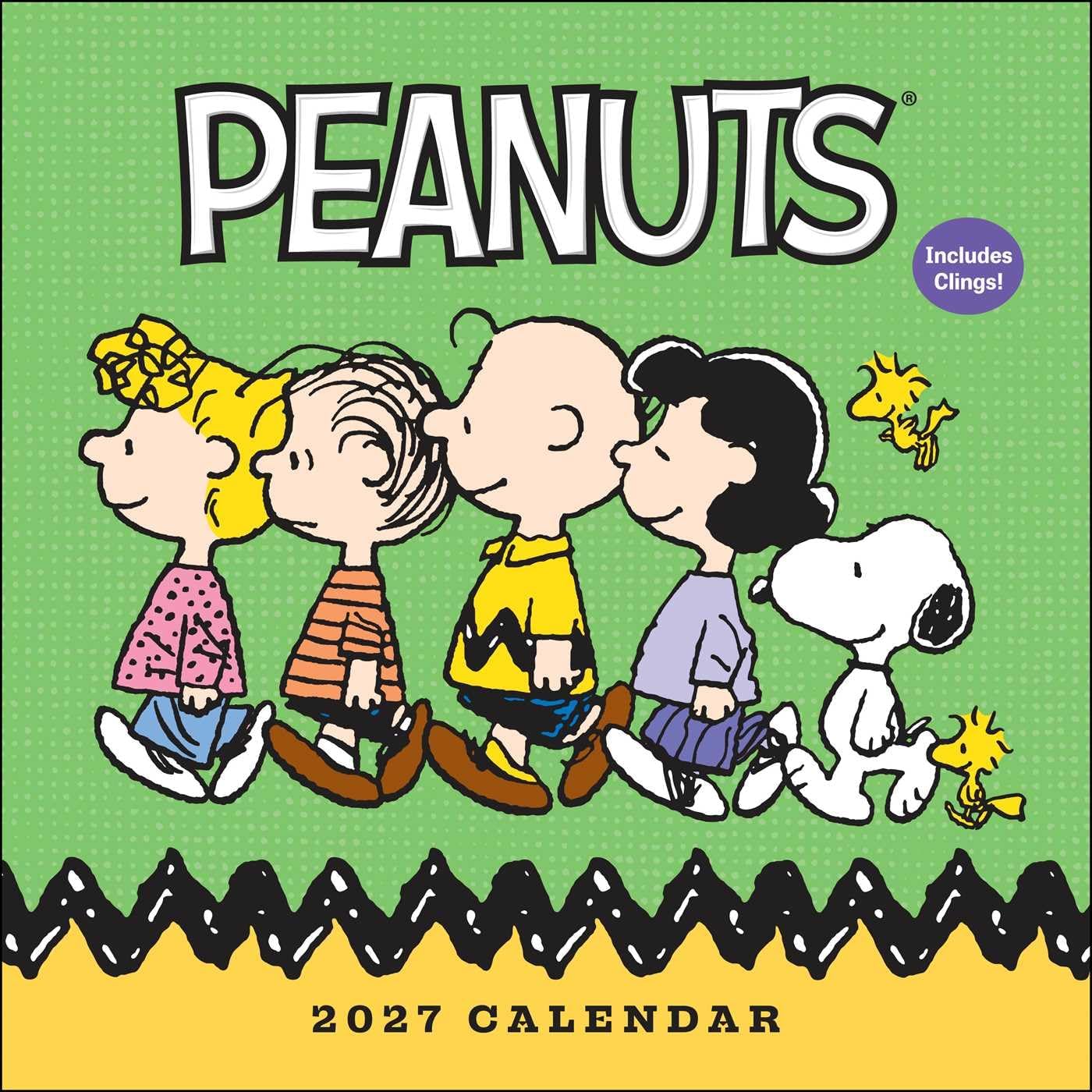 PEANUTS® 2027 Wall Calendar with Clings by Peanuts Worldwide LLC