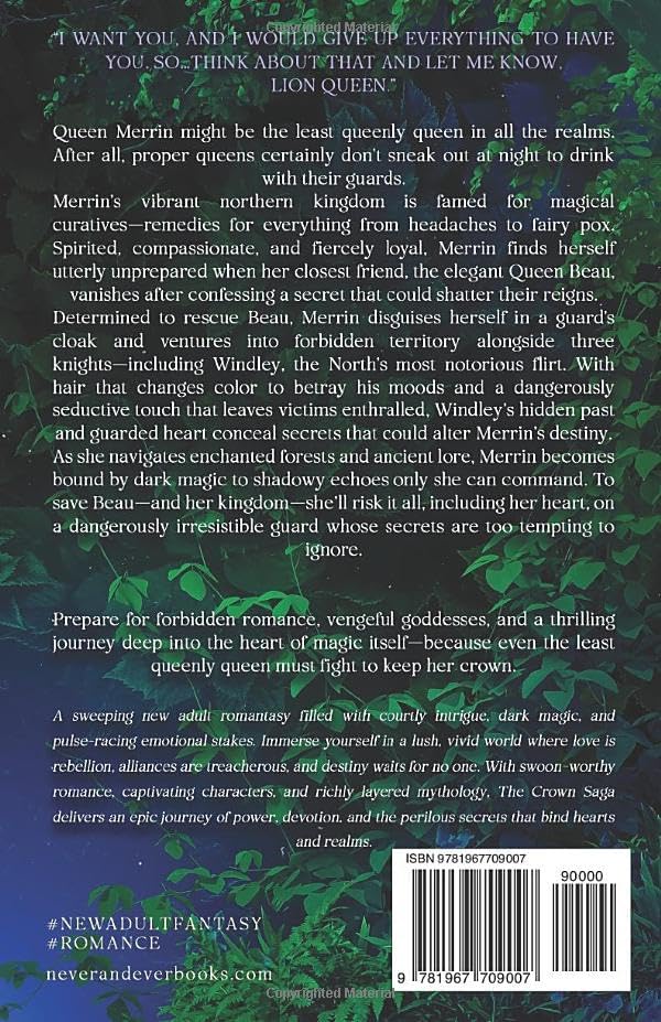 A Crown of Echoes: A Romantasy of Forbidden Magic and Fierce Queens (The Crown Saga: Forbidden Queen x Knight Romantasy) by Brindi Quinn