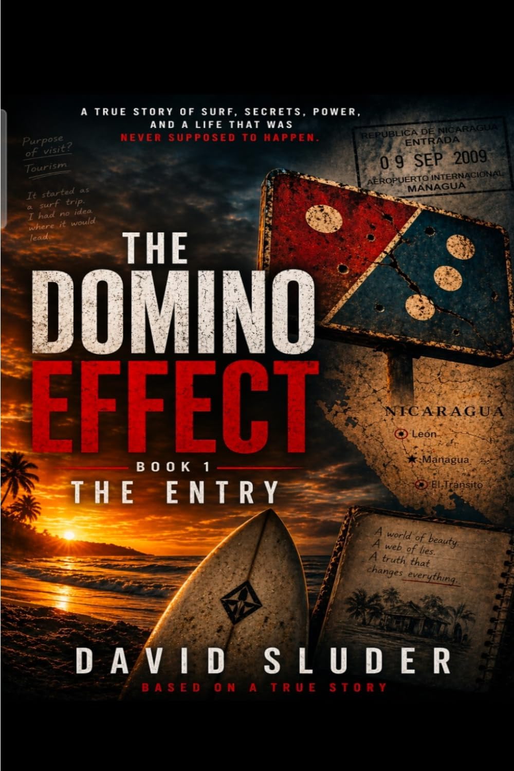 Book 1: The Entry (The Domino Effect Series: A True Story of Survival, Secrets, and Second Chances) by David Sluder