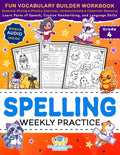 Spelling Weekly Practice for 4th Grade: Fun Vocabulary Builder Workbook with Essential Writing & Phonics Exercises for Ages 9-10 | A Homeschooling & ... Language Skills (Elementary Books for Kids) by Scholastic Panda Education
