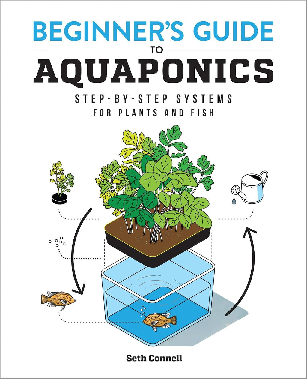 Beginner's Guide to Aquaponics: Step-by-Step Systems for Plants and Fish by Seth Connell