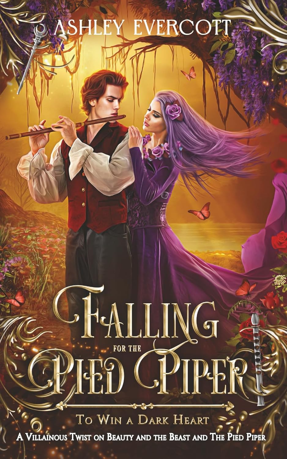 Falling for the Pied Piper: To Win a Dark Heart (A Beauty and the Beast & Pied Piper Retelling) by Ashley Evercott