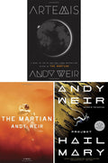 Andy Weir's 3-Book Collection Set (Project Hail Mary, Artemis, the Martian) by Andy Weir